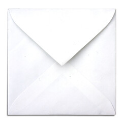 A plain white envelope, typically used for sending letters or documents.