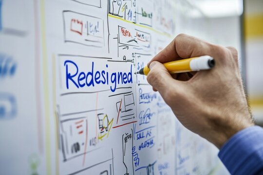 Redesigning Ideas on Whiteboard