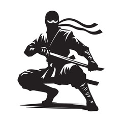 illustration of a ninja