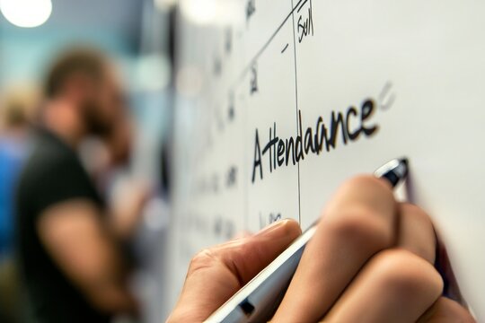 Tracking Attendance on a Whiteboard