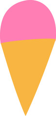 Cute Ice Cream Element