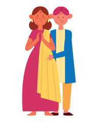 hindu wedding man and woman