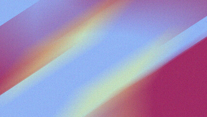 A vibrant abstract gradient with diagonal streaks blending shades of purple, blue, yellow, and red, creating a soft, dreamy texture.