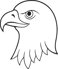 Eagle head mascot