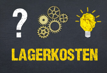 Obraz premium Lagerkosten 