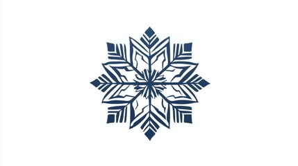 silver snowflakes christmas decoration isolated on white