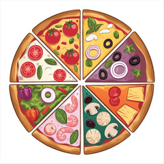 Tasty Pepperoni Pizza Slice Isolated Stock Photo for Culinary Projects