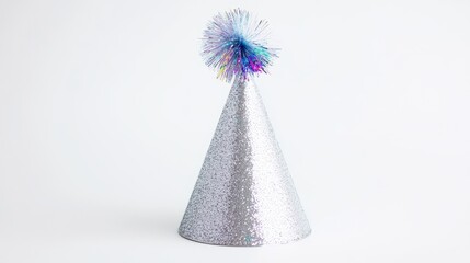 Birthday party hat isolated on white
