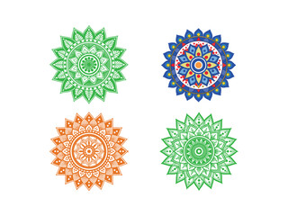 Tradition Mandala Art Design Vector