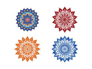 Tradition Mandala Art Design Vector