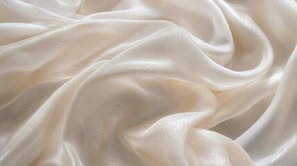Fototapeta premium soft white fabric with subtle glitter and sparkle effects