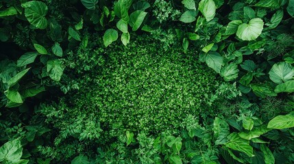 Lush Green Meadow with Delicate White Blossoms, a vibrant expanse of grass dotted with tiny flowers, creating a serene and tranquil natural tapestry.