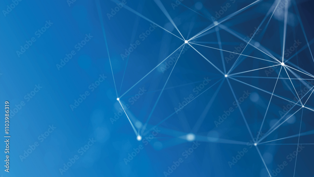 Poster abstract background with connected dots and lines. digital technology background. network connection