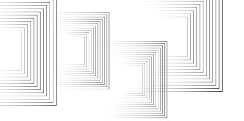 Abstract black and gray color geometric dynamic lines pattern transparent background design.