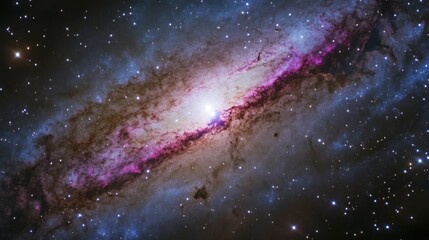 Fototapeta premium Cosmic star, milky way, gorgeous, colorful, magic reality, shining star, hypnosis