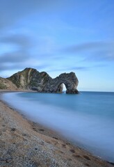 The stunning natural arch of Durdle Door in Dorset