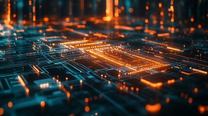 3D abstract wireframe background with complex connections and a futuristic technology feel