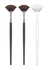 Paintbrush. Vector illustration.