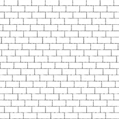 Gray and white brick wall for background