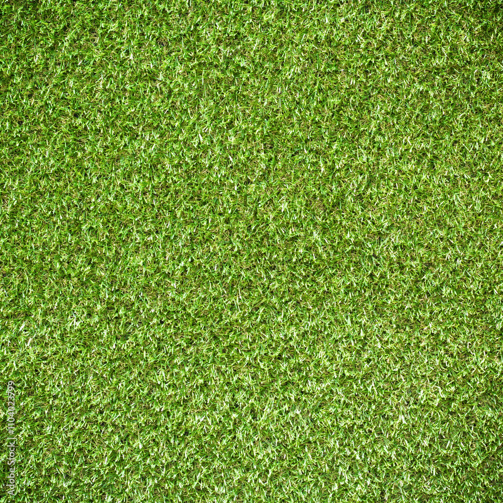 Canvas Prints artificial green grass texture background.