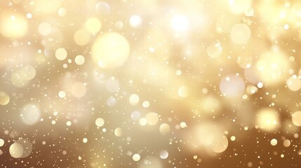 Golden Bokeh Background for Festive Celebrations