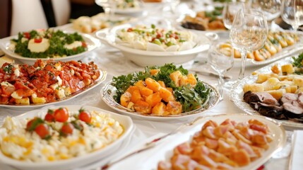 A table full of delicious food
