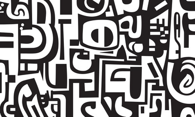 geometric bold arrows with black and white pattern vector for backgrounds and poster