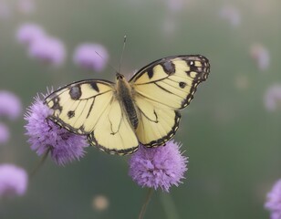 Obraz premium butterfly on flower