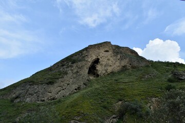 Caves in the mountains