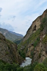 mountain river in the mountains