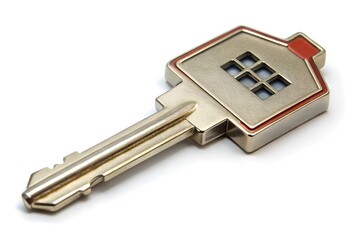 house key isolated on white