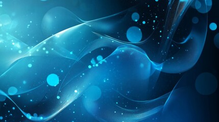 Abstract Blue Digital Design Background