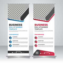 Business Roll Up Banner Design Template