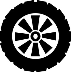 Fototapeta premium car wheel velg icon, bus, truck, van, wheel set