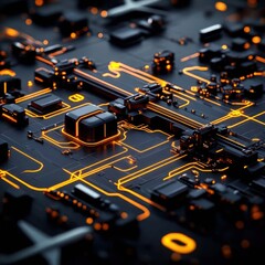 Airport security connection logistics and boarding infrastructure overview from above