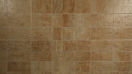 Fototapeta premium Abstract beige tile wall.