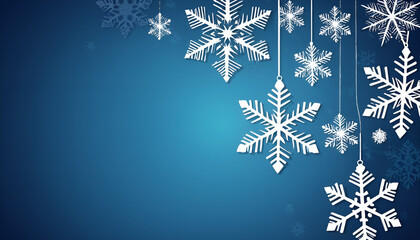 blue christmas background