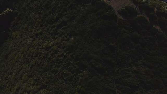 Aerial view of the Cape Roca, beautiful light and sunset.