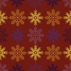 christmas background with snowflakes