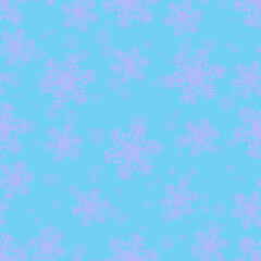 christmas background with snowflakes