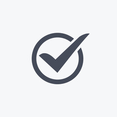 Approved checkmark icon. Success symbol, approval, confirmation, positive feedback, completion. Represents achievement and correctness.