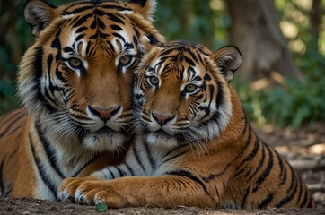 Heartwarming Connection Between a Tiger and a Child in Nature