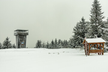 Eine winterliche Wanderung zum Bahnhof Rennsteig im verschneiten Thüringer Wald - Schmiedefeld -...