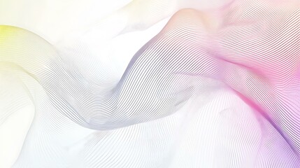 Trendy geometric wireframe background with intersecting lines and soft gradients