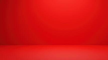 Obraz premium High-Definition Abstract Red Background for Product Presentation, Branding, and Minimalistic Designs