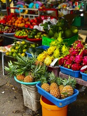 Fresh fruit in Vietnam