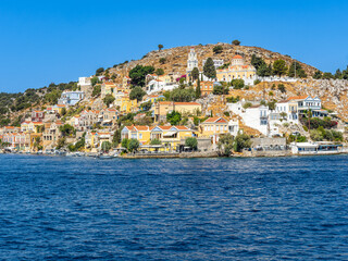 Die griechische Insel Symi bei Rhodos