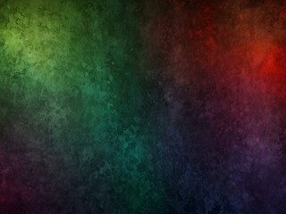 Fototapeta premium Abstract textured background in green, red, and purple.