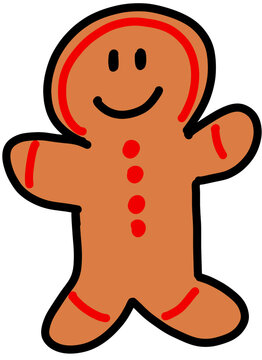 recommend clip art: A Christmas’ s Cookie in red color 