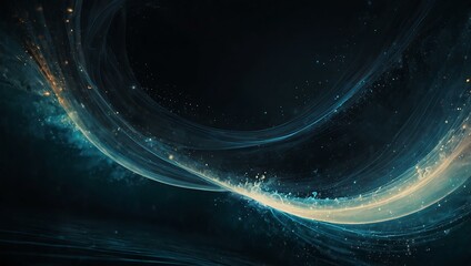 Abstract wave ballet exploring celestial themes.